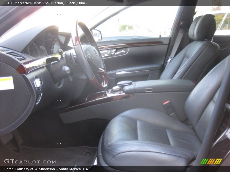 Black / Black 2010 Mercedes-Benz S 550 Sedan