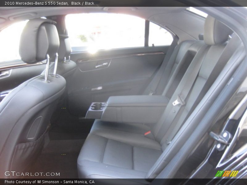 Black / Black 2010 Mercedes-Benz S 550 Sedan