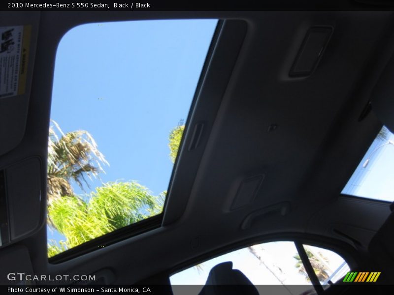 Black / Black 2010 Mercedes-Benz S 550 Sedan