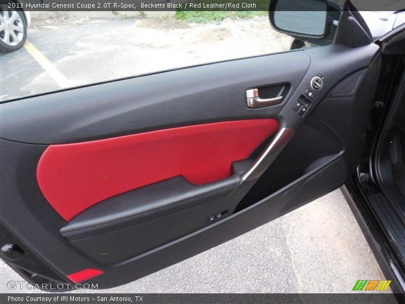 Becketts Black / Red Leather/Red Cloth 2013 Hyundai Genesis Coupe 2.0T R-Spec