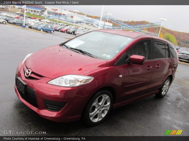 Front 3/4 View of 2009 MAZDA5 Sport