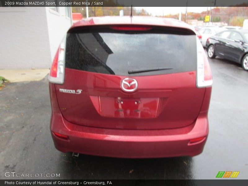 Copper Red Mica / Sand 2009 Mazda MAZDA5 Sport