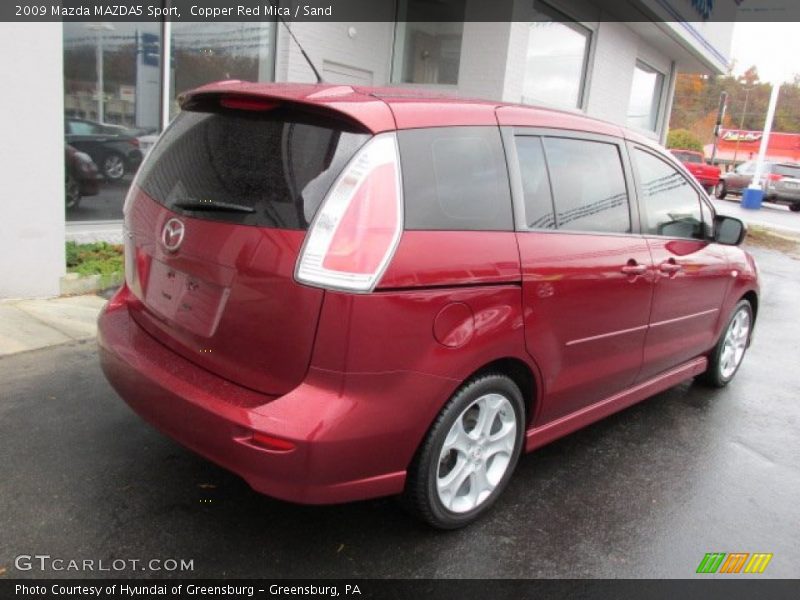 Copper Red Mica / Sand 2009 Mazda MAZDA5 Sport