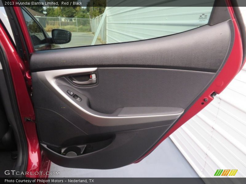 Red / Black 2013 Hyundai Elantra Limited
