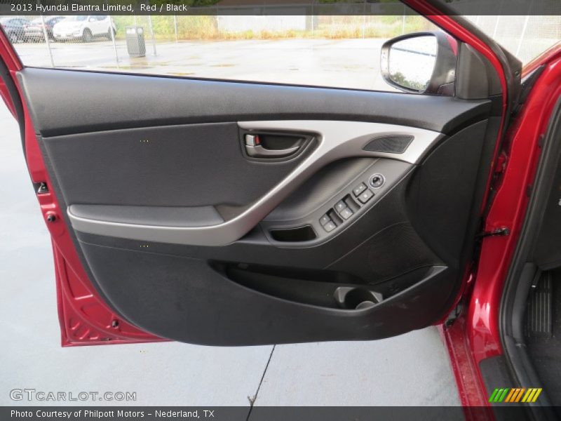 Red / Black 2013 Hyundai Elantra Limited