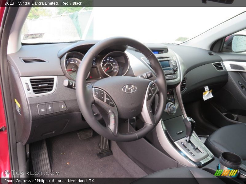 Red / Black 2013 Hyundai Elantra Limited
