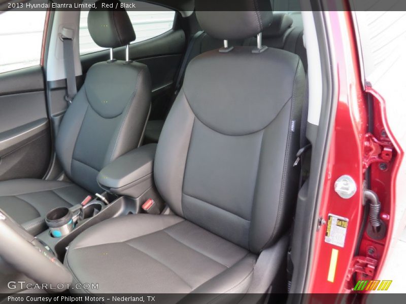 Red / Black 2013 Hyundai Elantra Limited