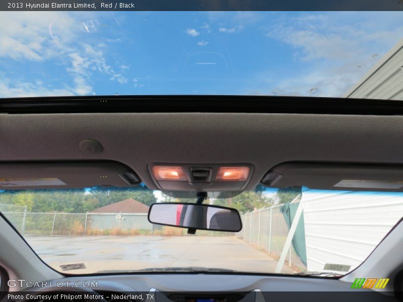 Red / Black 2013 Hyundai Elantra Limited