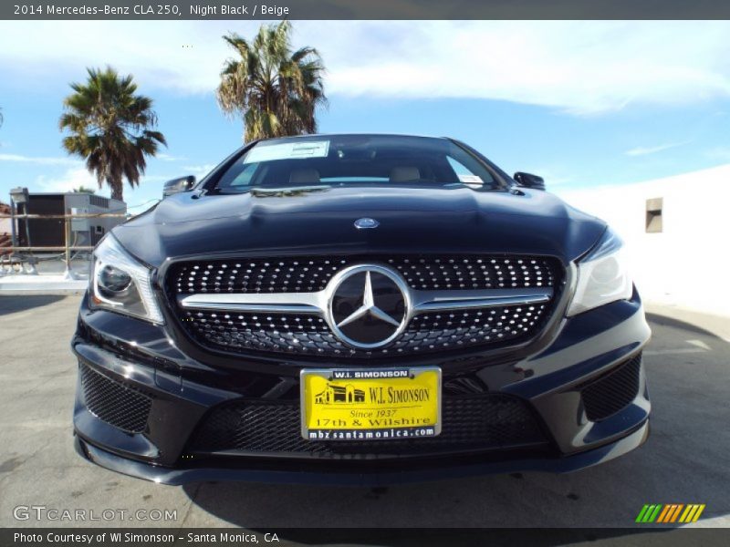 Night Black / Beige 2014 Mercedes-Benz CLA 250