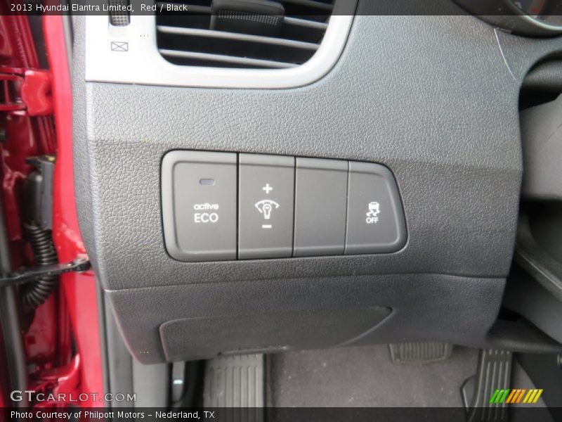 Red / Black 2013 Hyundai Elantra Limited