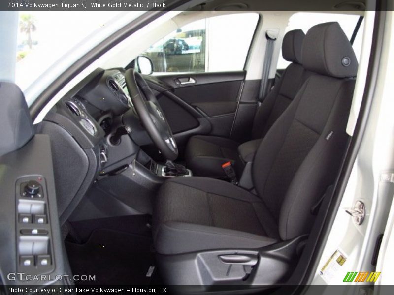 White Gold Metallic / Black 2014 Volkswagen Tiguan S