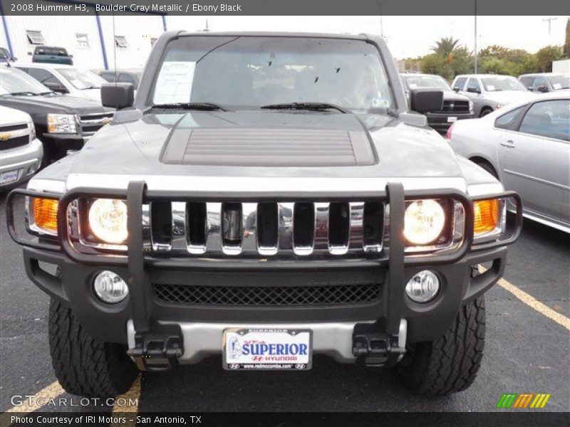 Boulder Gray Metallic / Ebony Black 2008 Hummer H3