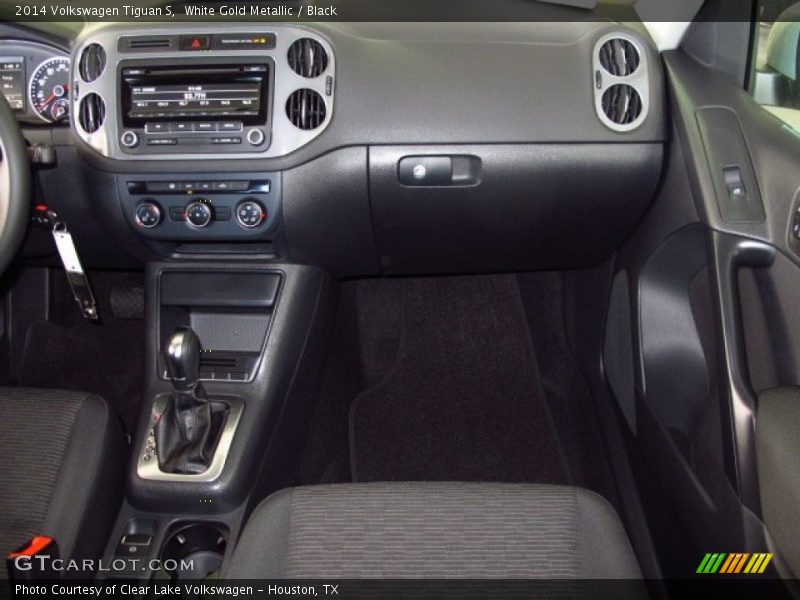 White Gold Metallic / Black 2014 Volkswagen Tiguan S