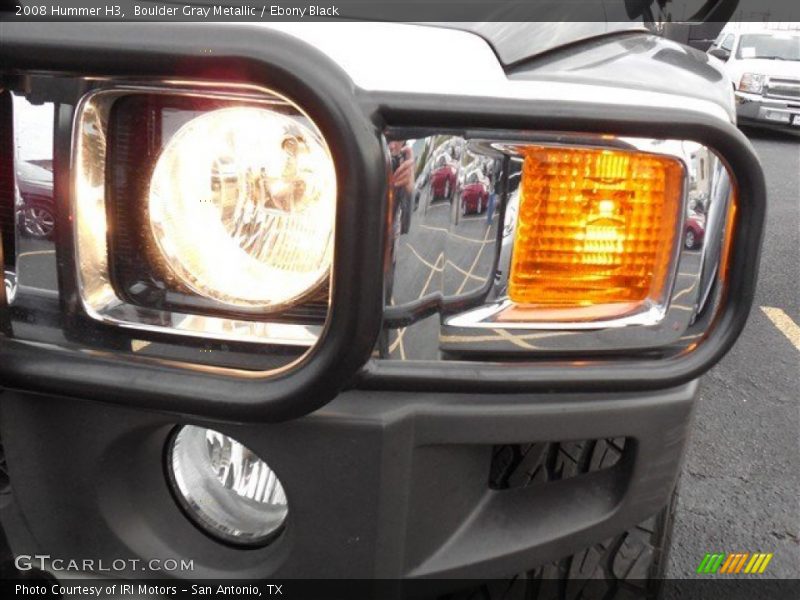 Boulder Gray Metallic / Ebony Black 2008 Hummer H3