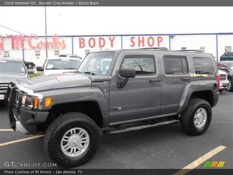 Boulder Gray Metallic / Ebony Black 2008 Hummer H3