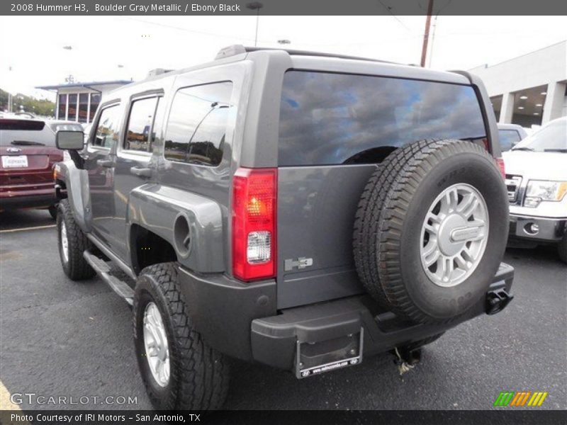 Boulder Gray Metallic / Ebony Black 2008 Hummer H3