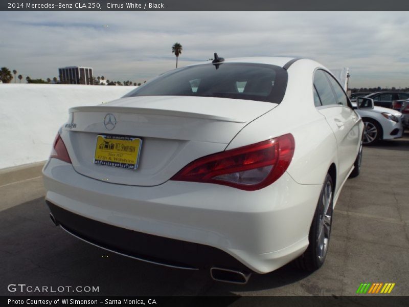 Cirrus White / Black 2014 Mercedes-Benz CLA 250