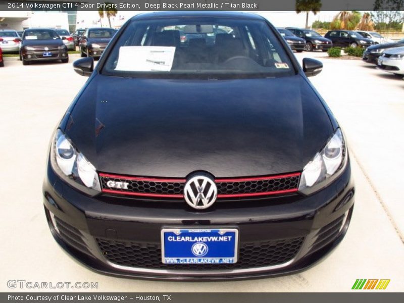Deep Black Pearl Metallic / Titan Black 2014 Volkswagen GTI 4 Door Drivers Edition