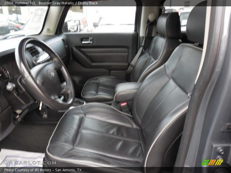 Boulder Gray Metallic / Ebony Black 2008 Hummer H3