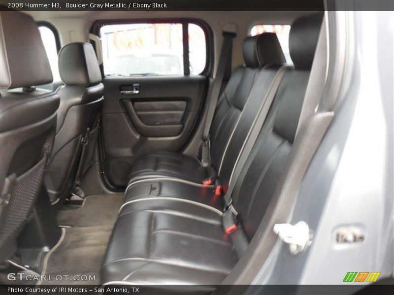 Boulder Gray Metallic / Ebony Black 2008 Hummer H3