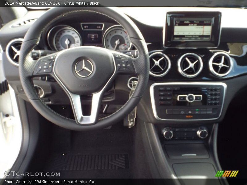 Cirrus White / Black 2014 Mercedes-Benz CLA 250