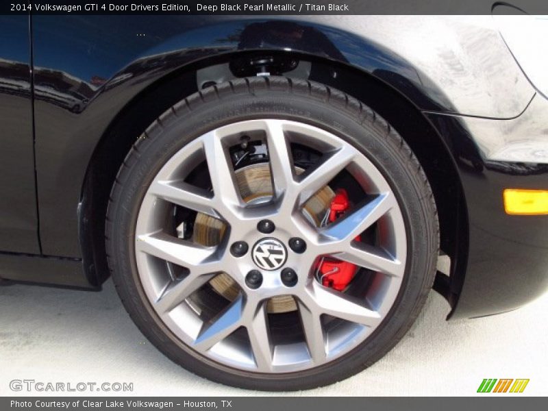 Deep Black Pearl Metallic / Titan Black 2014 Volkswagen GTI 4 Door Drivers Edition