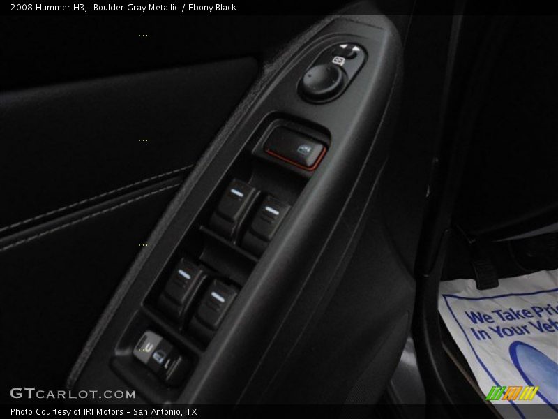 Boulder Gray Metallic / Ebony Black 2008 Hummer H3