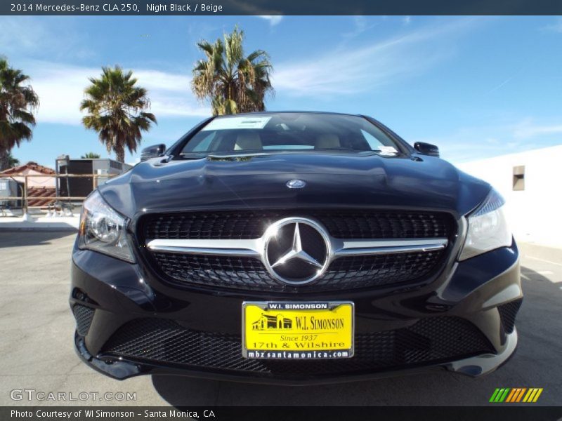 Night Black / Beige 2014 Mercedes-Benz CLA 250