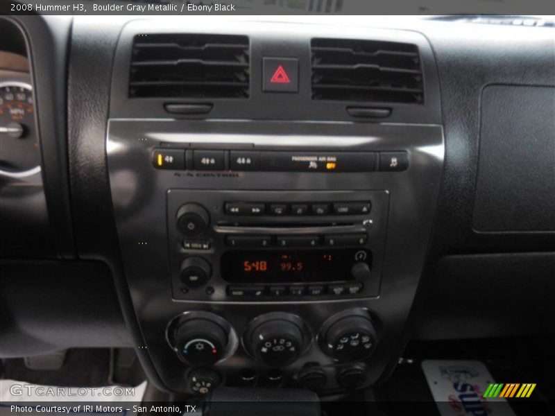 Boulder Gray Metallic / Ebony Black 2008 Hummer H3