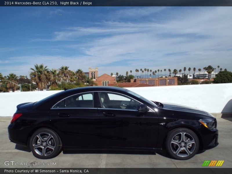 Night Black / Beige 2014 Mercedes-Benz CLA 250