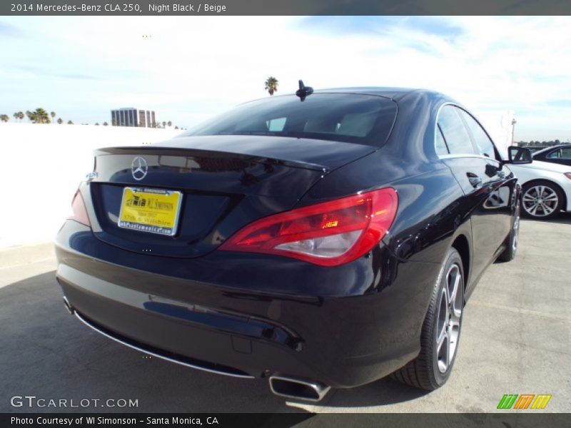 Night Black / Beige 2014 Mercedes-Benz CLA 250