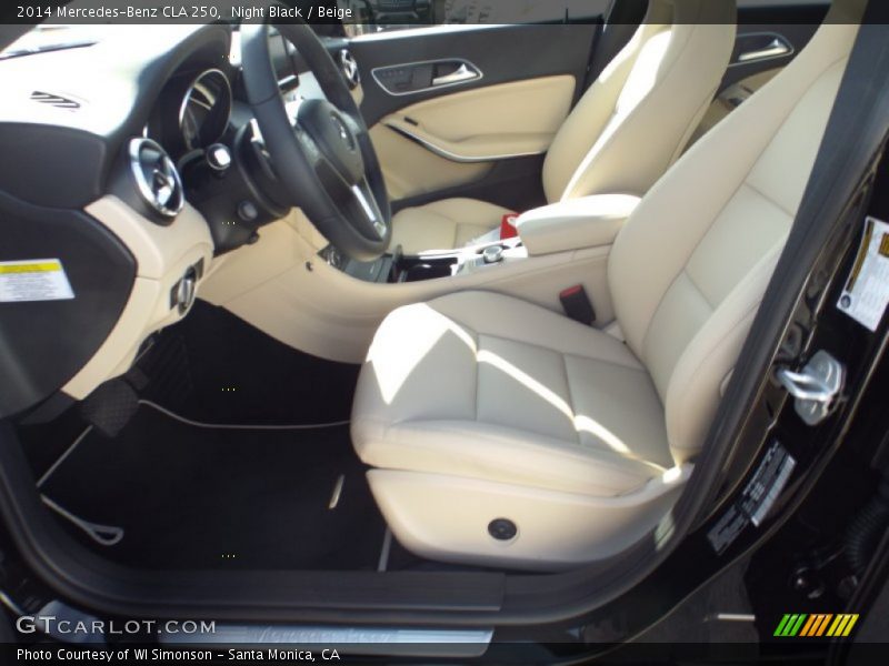 Night Black / Beige 2014 Mercedes-Benz CLA 250