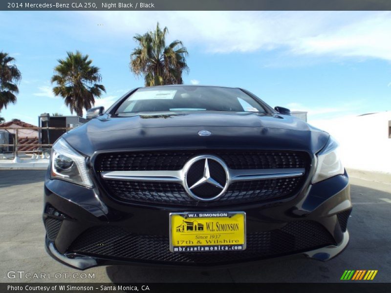 Night Black / Black 2014 Mercedes-Benz CLA 250