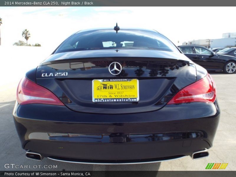 Night Black / Black 2014 Mercedes-Benz CLA 250