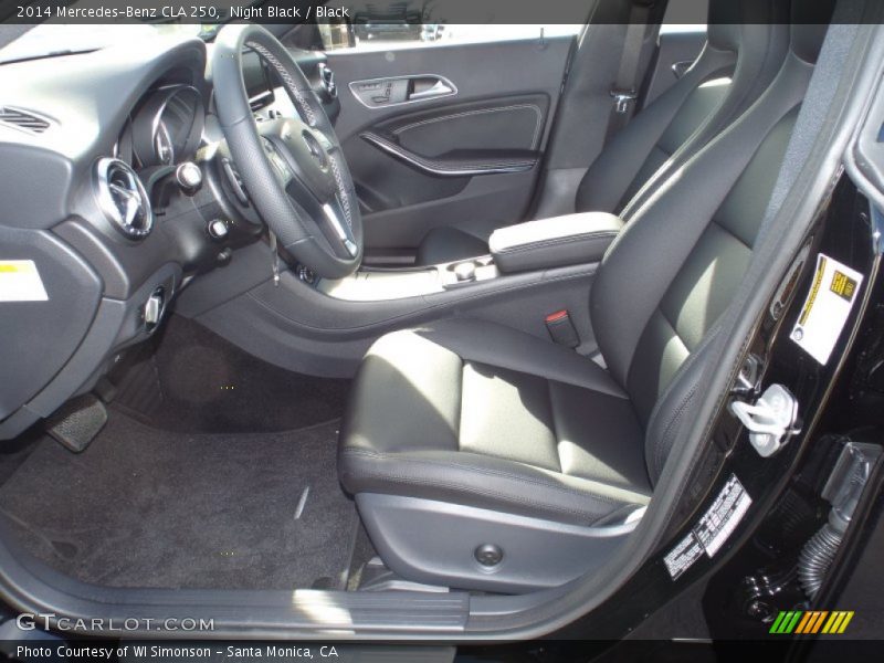 Night Black / Black 2014 Mercedes-Benz CLA 250