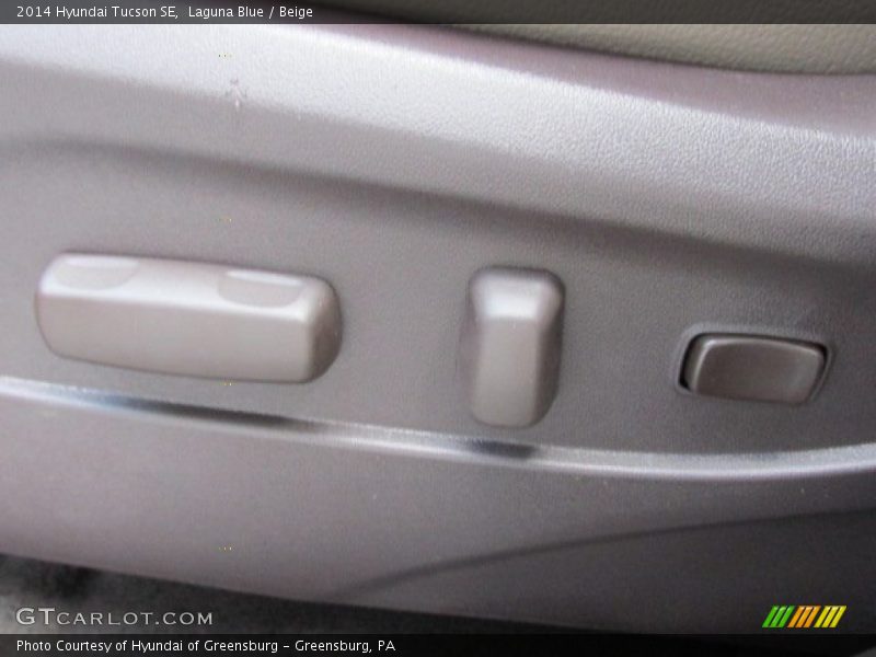 Laguna Blue / Beige 2014 Hyundai Tucson SE