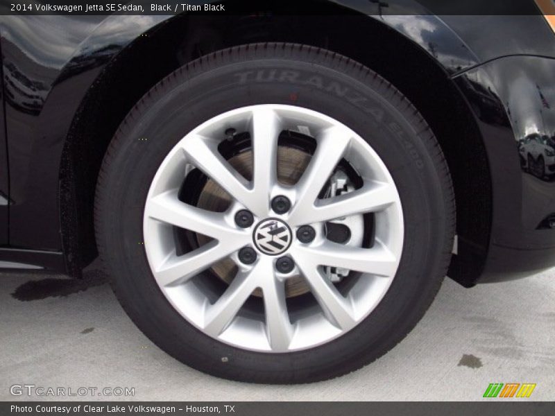 Black / Titan Black 2014 Volkswagen Jetta SE Sedan
