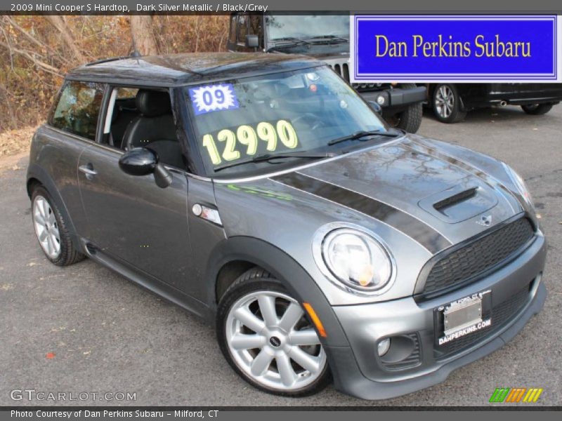 Dark Silver Metallic / Black/Grey 2009 Mini Cooper S Hardtop
