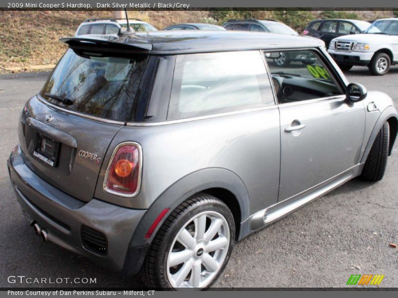 Dark Silver Metallic / Black/Grey 2009 Mini Cooper S Hardtop