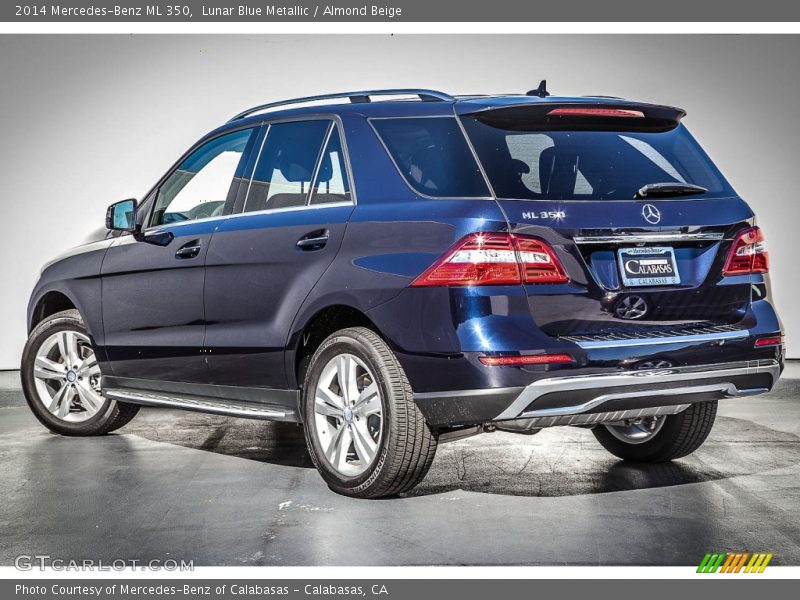 Lunar Blue Metallic / Almond Beige 2014 Mercedes-Benz ML 350