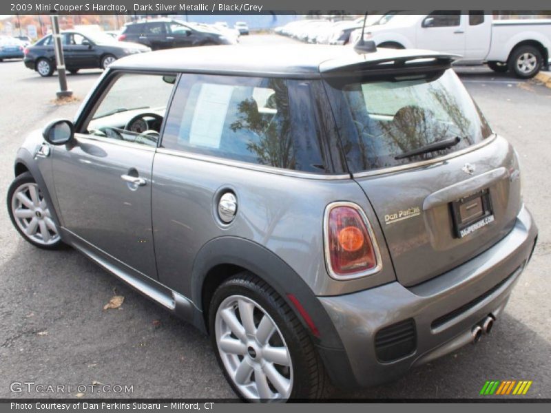 Dark Silver Metallic / Black/Grey 2009 Mini Cooper S Hardtop