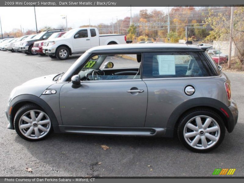 Dark Silver Metallic / Black/Grey 2009 Mini Cooper S Hardtop