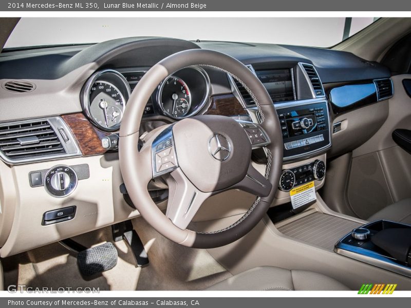 Lunar Blue Metallic / Almond Beige 2014 Mercedes-Benz ML 350