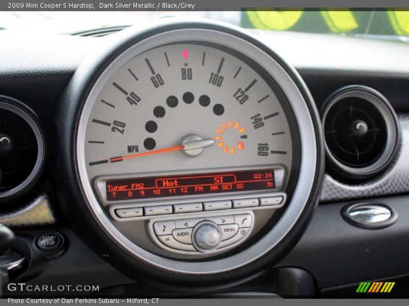 Dark Silver Metallic / Black/Grey 2009 Mini Cooper S Hardtop