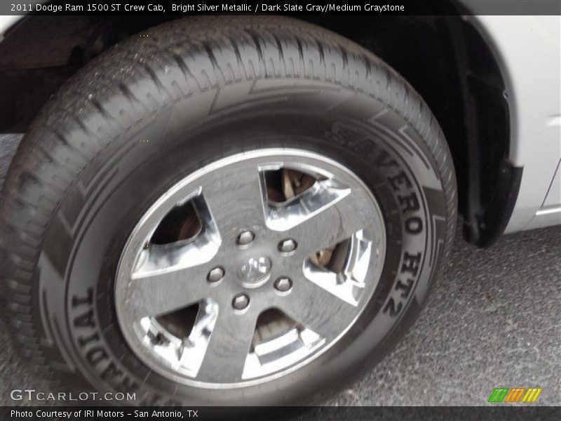 Bright Silver Metallic / Dark Slate Gray/Medium Graystone 2011 Dodge Ram 1500 ST Crew Cab