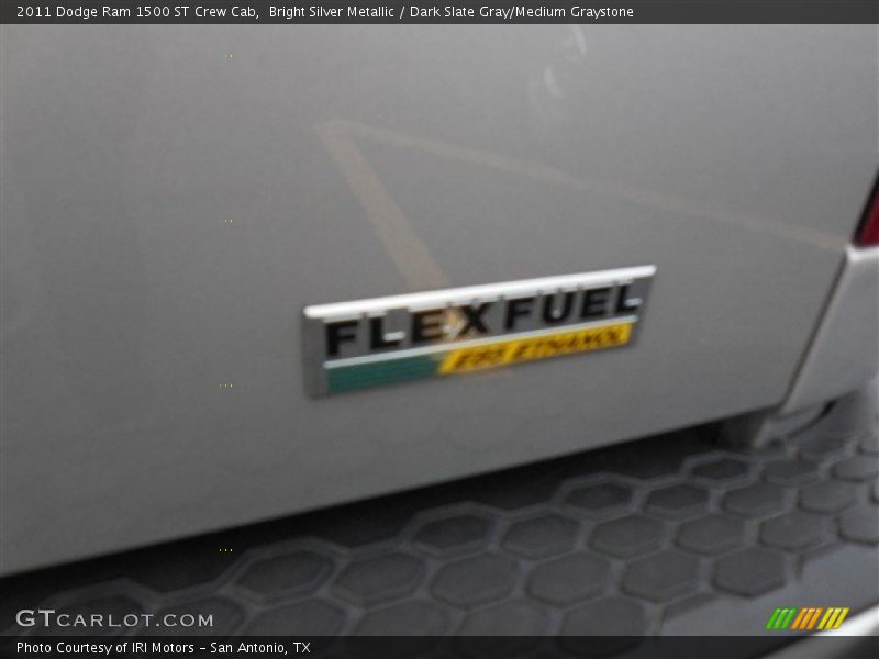 Bright Silver Metallic / Dark Slate Gray/Medium Graystone 2011 Dodge Ram 1500 ST Crew Cab