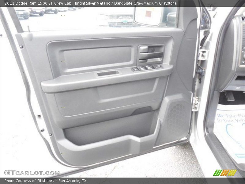 Bright Silver Metallic / Dark Slate Gray/Medium Graystone 2011 Dodge Ram 1500 ST Crew Cab