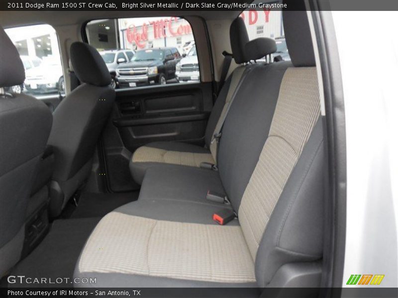 Bright Silver Metallic / Dark Slate Gray/Medium Graystone 2011 Dodge Ram 1500 ST Crew Cab