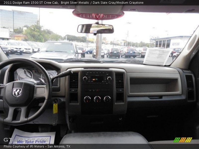 Bright Silver Metallic / Dark Slate Gray/Medium Graystone 2011 Dodge Ram 1500 ST Crew Cab