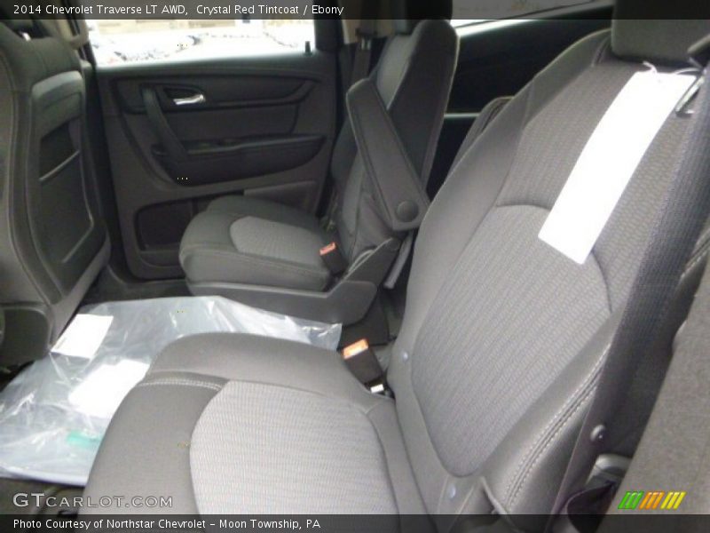 Crystal Red Tintcoat / Ebony 2014 Chevrolet Traverse LT AWD